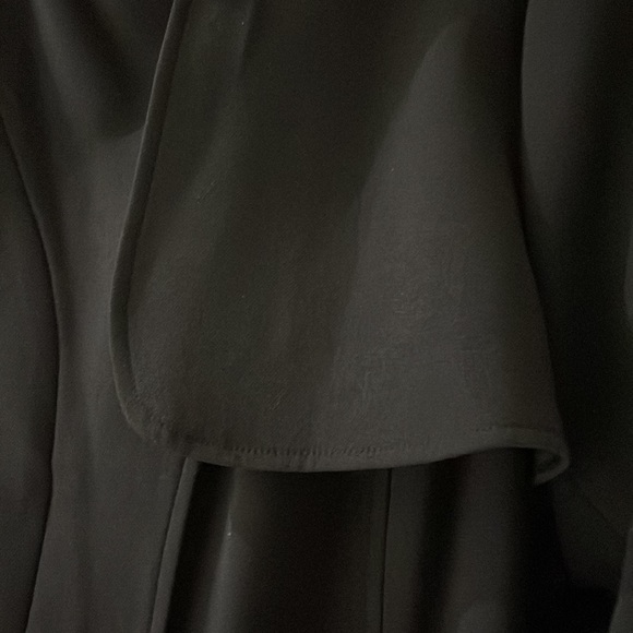 NWOT/HbyHALSTON Classic style Navy Topper Trench Coat. Never worn, like NEW! 16 - Picture 11 of 15